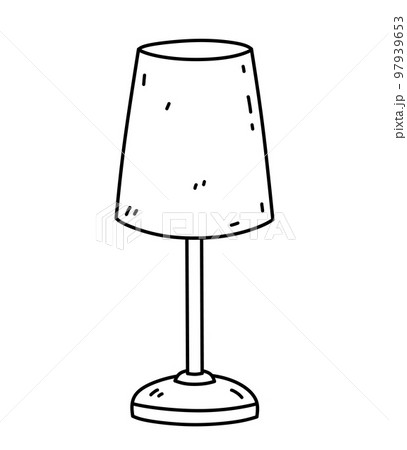 Table lamp isolated on white background. Table lamp isolated on white background. 97939653