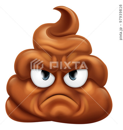 Angry Mad Dislike Hating Poop Poo Emoticon Emoji Angry Mad Dislike Hating Poop Poo Emoticon Emoji 97939816