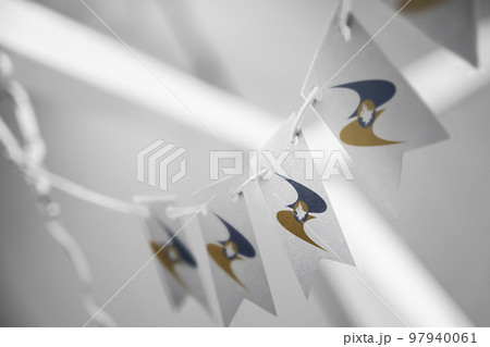 A garland of Eurasian Economic Union national flags on an abstract blurred background A garland of Eurasian Economic Union national flags on an abstract blurred background 97940061