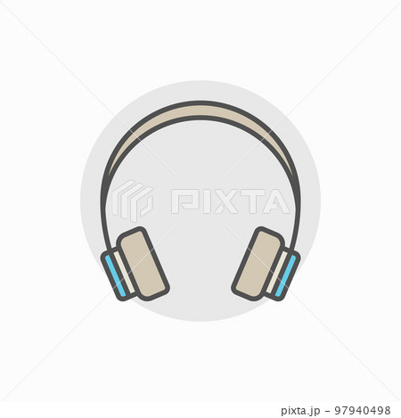 Colorful headphone icon Colorful headphone icon 97940498
