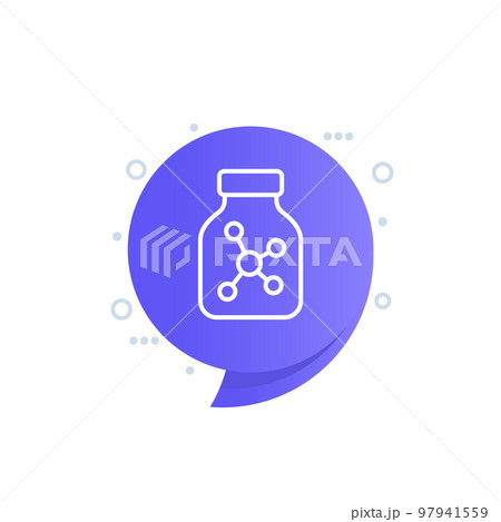 solvent line icon, vector sign solvent line icon, vector sign 97941559