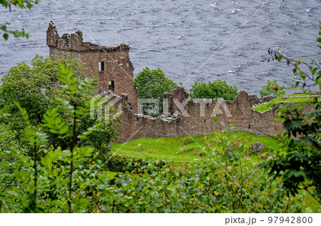Ruins of Urquhart Castle - Loch Ness - Scotland 97942800