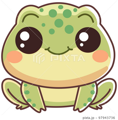 ぴ*】様 カエル イラスト 飛び跳ねるカエルのイラスト | ゆるくてかわいい無料イラスト
