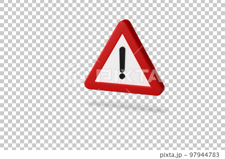 traffic sign, 3d render. Other dangers, beware. highway traffic code traffic sign, 3d render. Other dangers, beware. highway traffic code 97944783