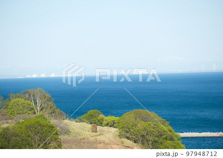 小樽から見える石狩浜風景 97948712