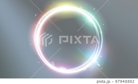 円形の光線が綺麗な背景 円形の光線が綺麗な背景 97948802