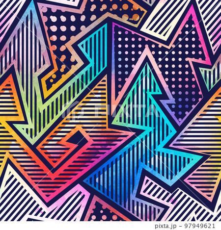 Colored cloth seamless pattern. Colored cloth seamless pattern. 97949621