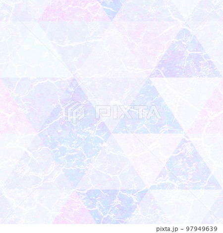 Pastel color triangle pattern with grunge effect. 97949639