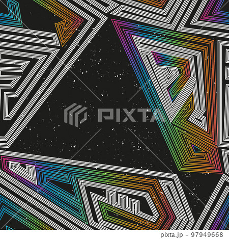 Space geometric seamless pattern 97949668