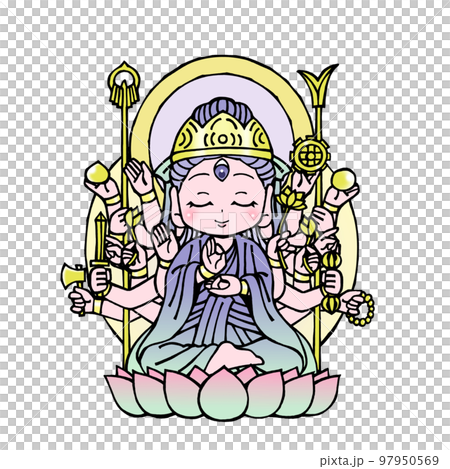 Juntei Kannon Bodhisattva Juntei Kannon Bodhisattva 97950569