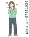 怒る女性 97951034