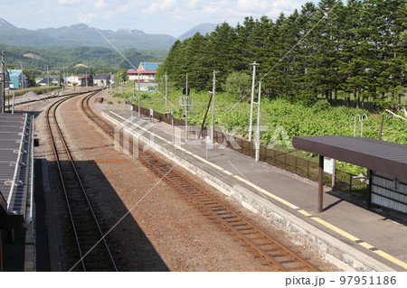蘭越駅　JR蘭越駅　らんこし　S27　函館本線　並行在来線　廃止予定 97951186