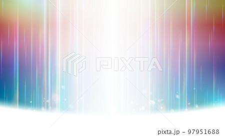 輝く光の雨の背景 輝く光の雨の背景 97951688