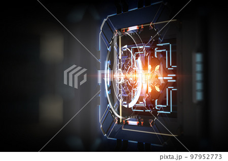 Innovative technologies image . Mixed media 97952773