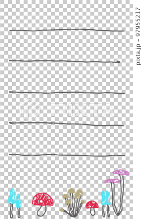 キノコたちのメッセージカード 97955217