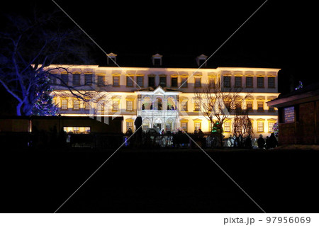 小坂鉱山事務所のライトアップ 97956069