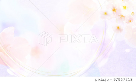 明るい桜の背景 明るい桜の背景 97957218
