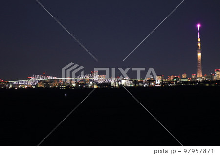 東京の夜景 東京の夜景 97957871
