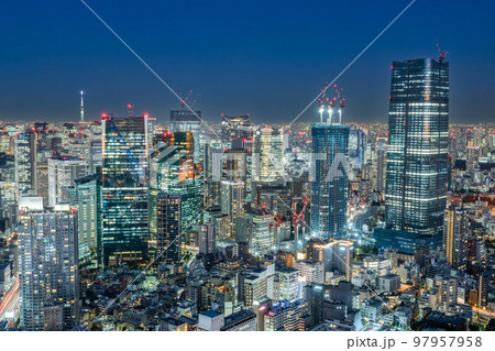 スカイツリーがある東京夜景 97957958