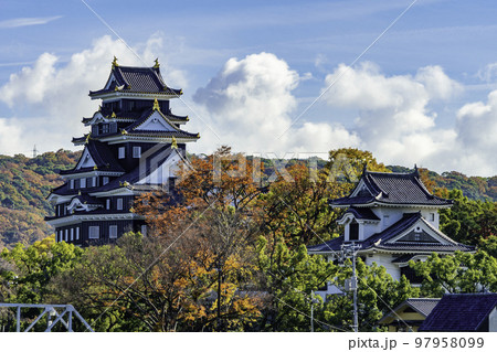 岡山城 天守閣 岡山県岡山市 岡山城 天守閣 岡山県岡山市 97958099