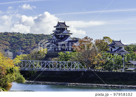 岡山城 天守閣 岡山県岡山市 岡山城 天守閣 岡山県岡山市 97958102