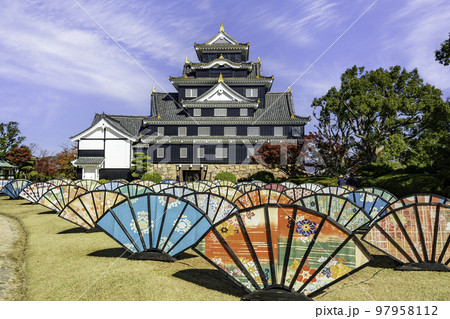 岡山城 天守閣 岡山県岡山市 岡山城 天守閣 岡山県岡山市 97958112