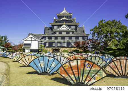 岡山城 天守閣 岡山県岡山市 岡山城 天守閣 岡山県岡山市 97958113