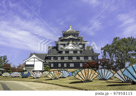 岡山城 天守閣 岡山県岡山市 岡山城 天守閣 岡山県岡山市 97958115