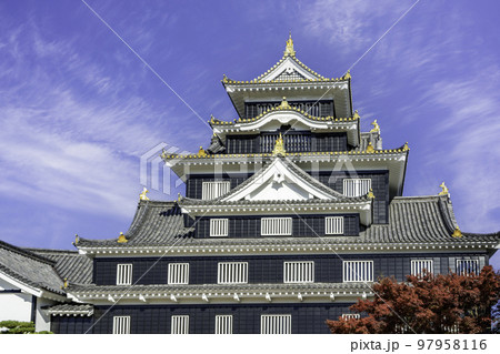 岡山城 天守閣 岡山県岡山市 岡山城 天守閣 岡山県岡山市 97958116