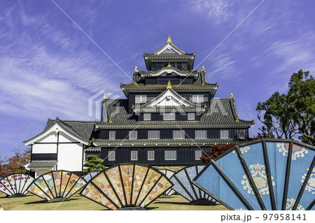 岡山城 天守閣 岡山県岡山市 岡山城 天守閣 岡山県岡山市 97958141