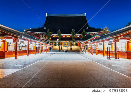 東京 浅草寺 夜景 東京 浅草寺 夜景 97958898