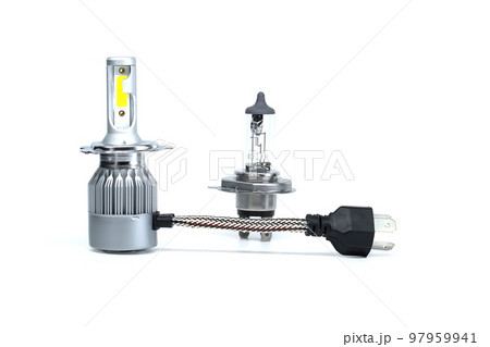 H4 LED and halogen headlight bulbs 97959941