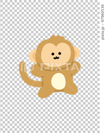 快樂而充滿活力的猴子 Yurukawa 97960536