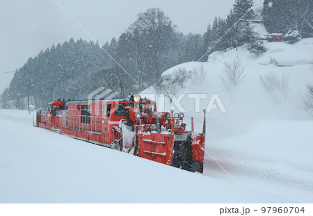 米坂線 小国ー羽前松岡 JR東日本 DD14-317+DE10-1680(長岡) 特雪 米坂線 小国ー羽前松岡 JR東日本 DD14-317+DE10-1680(長岡) 特雪 97960704