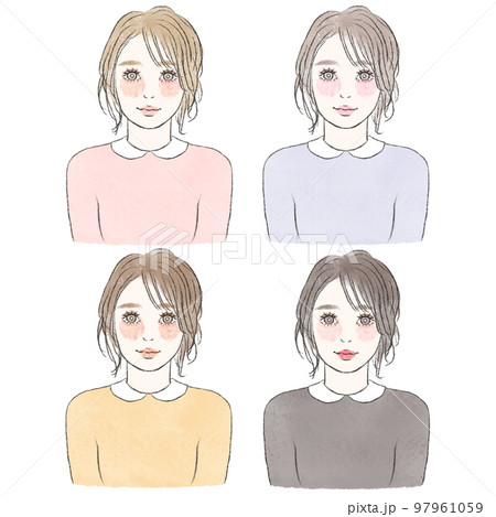 パーソナルカラー　女性 97961059