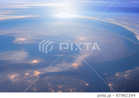 宇宙から見た地球 宇宙から見た地球 97962394