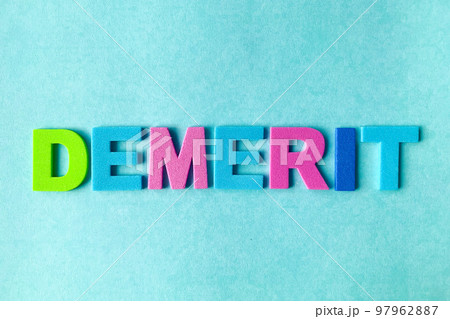 デメリット　DEMERIT 97962887