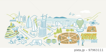 Low poly smart city 3D wire mesh. Intelligent building automation system  business concept. Binary code number data flow. Architecture urban  cityscape technology sketch banner vector illustration, Art Print |  Barewalls Posters &