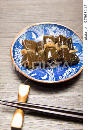 日本料理 にしんの昆布巻 日本料理 にしんの昆布巻 97963117