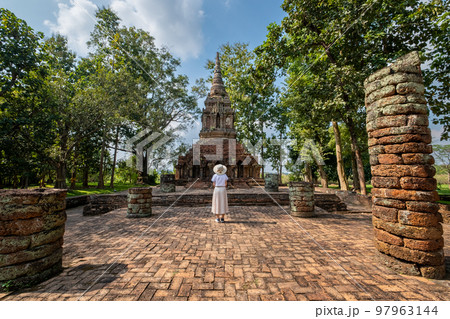 ワット・パーサック_チェンセーン遺跡 タイ王国チェンライ ワット・パーサック_チェンセーン遺跡 タイ王国チェンライ 97963144