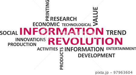 word cloud - information revolution word cloud - information revolution 97963604