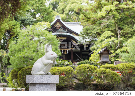 京都岡崎神社　うさぎ神社　東天王岡崎神社　京都観光スポット 97964718