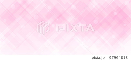 ピンクで構成された抽象的な背景素材, ベクターイラスト 97964818