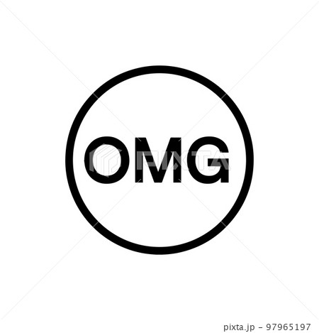 OMG Network (OMG) coin icon isolated on white background. OMG Network (OMG) coin icon isolated on white background. 97965197