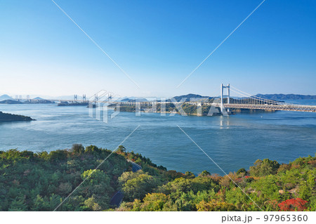 【瀬戸大橋】 岡山県倉敷市下津井田之浦 97965360