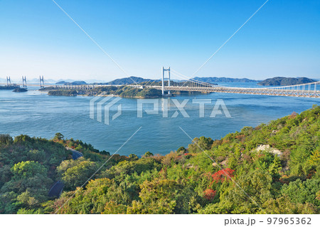 【瀬戸大橋】 岡山県倉敷市下津井田之浦 97965362