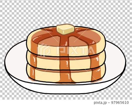 ホットケーキのイラスト ホットケーキのイラスト 97965610