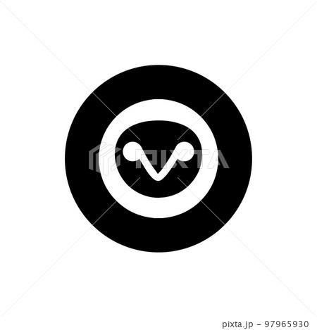 Index Cooperative (INDEX) coin icon isolated on white background. Index Cooperative (INDEX) coin icon isolated on white background. 97965930