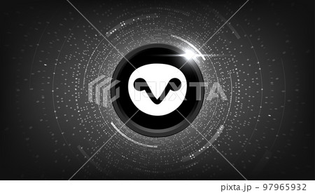Index Cooperative (INDEX) coin cryptocurrency concept banner background. 97965932