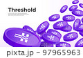 Threshold (T) cryptocurrency concept banner background. 97965963